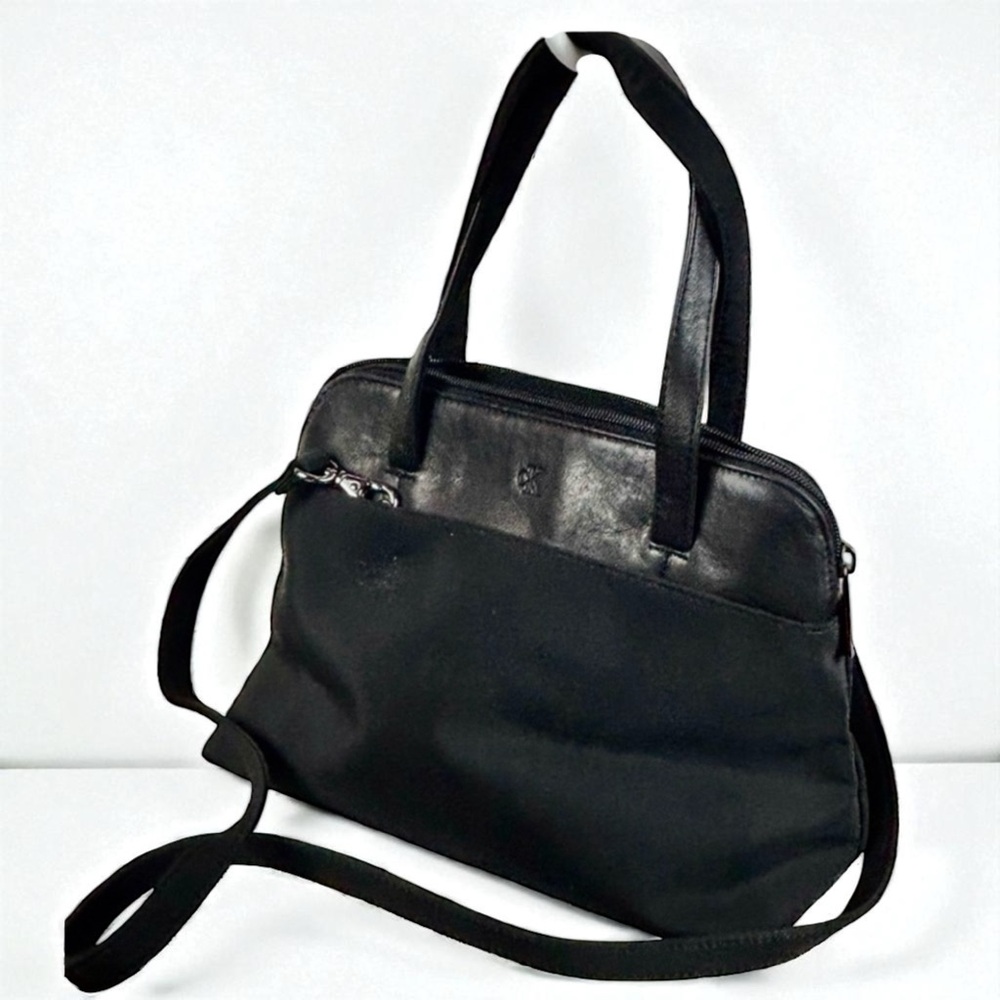 Calvin Klein Black 3 Pocket Handbag with Shoulder Strap‎ and Dustbag